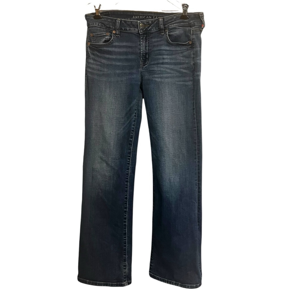 Women's American Eagle Favourite Boyfriend Jeans, 8, Blue Denim - Picture 3 of 16
